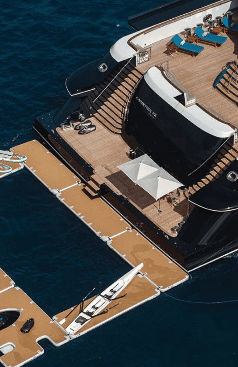 jet ski docking for yacht