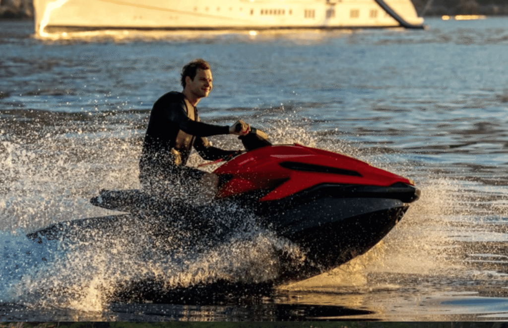jet ski goes electri - Superyacht toys trend 2027