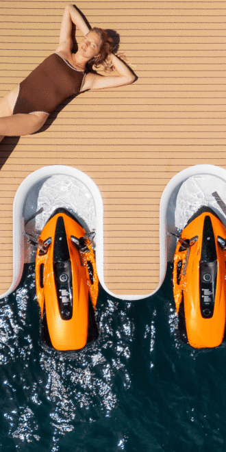 searaft floating seabob docking platform